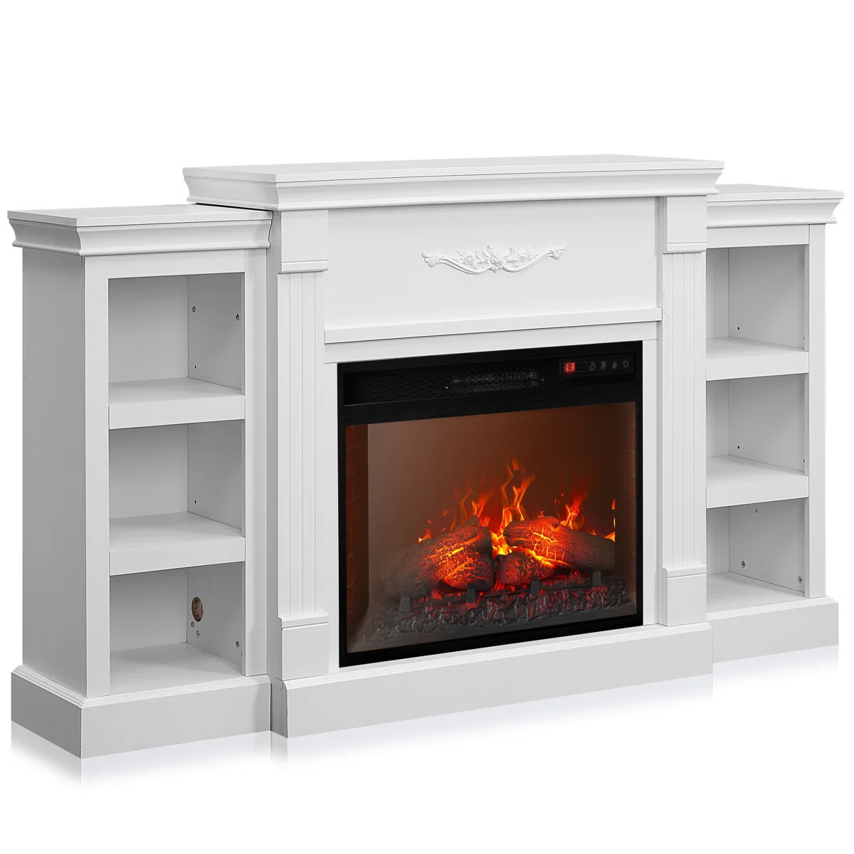 TV Stand for TVs up to 65" with Fireplace Included | Wayfair North America