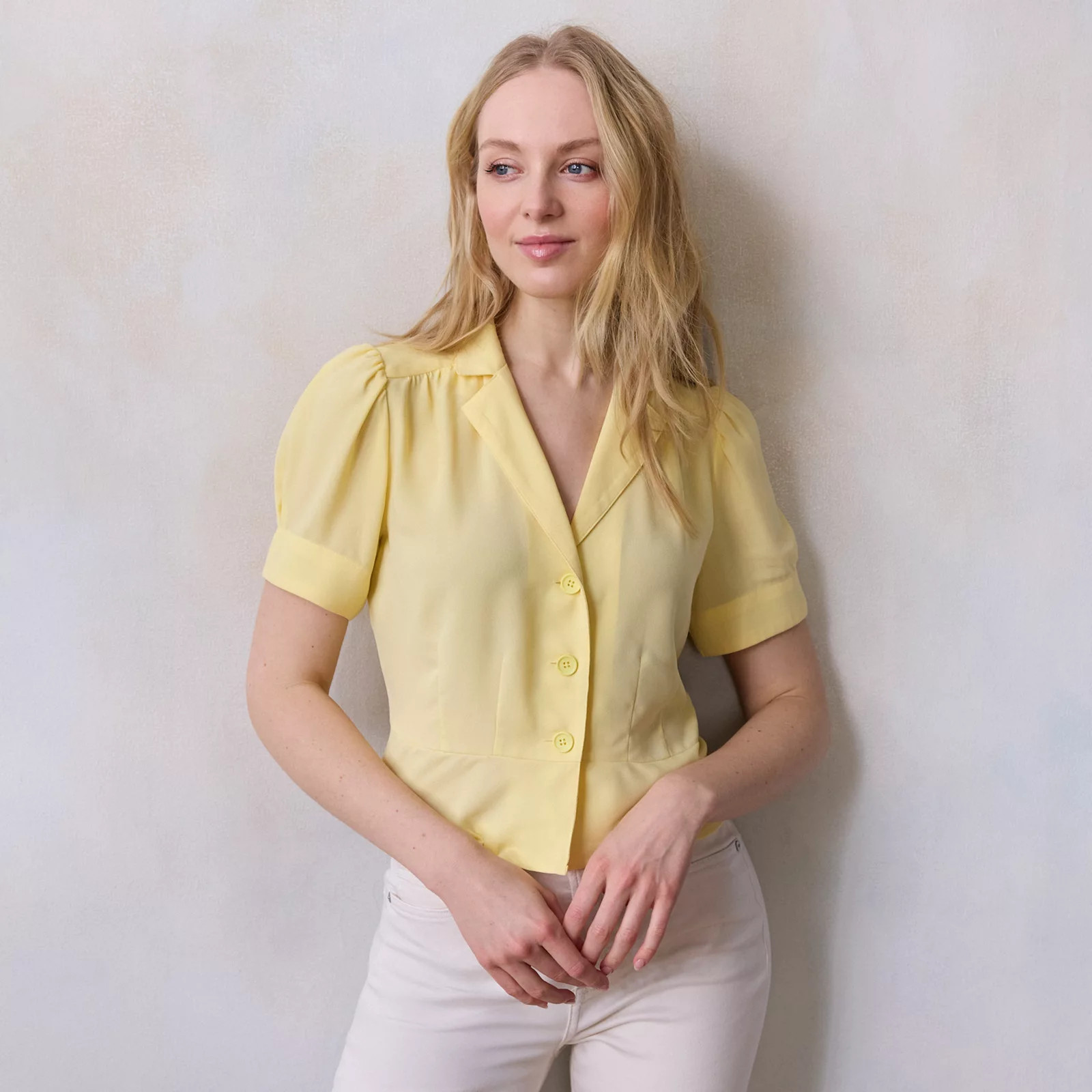 Women's LC Lauren Conrad Peplum Blouse | Kohl's