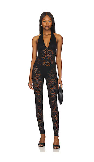 Tayler Catsuit in Black | Revolve Clothing (Global)