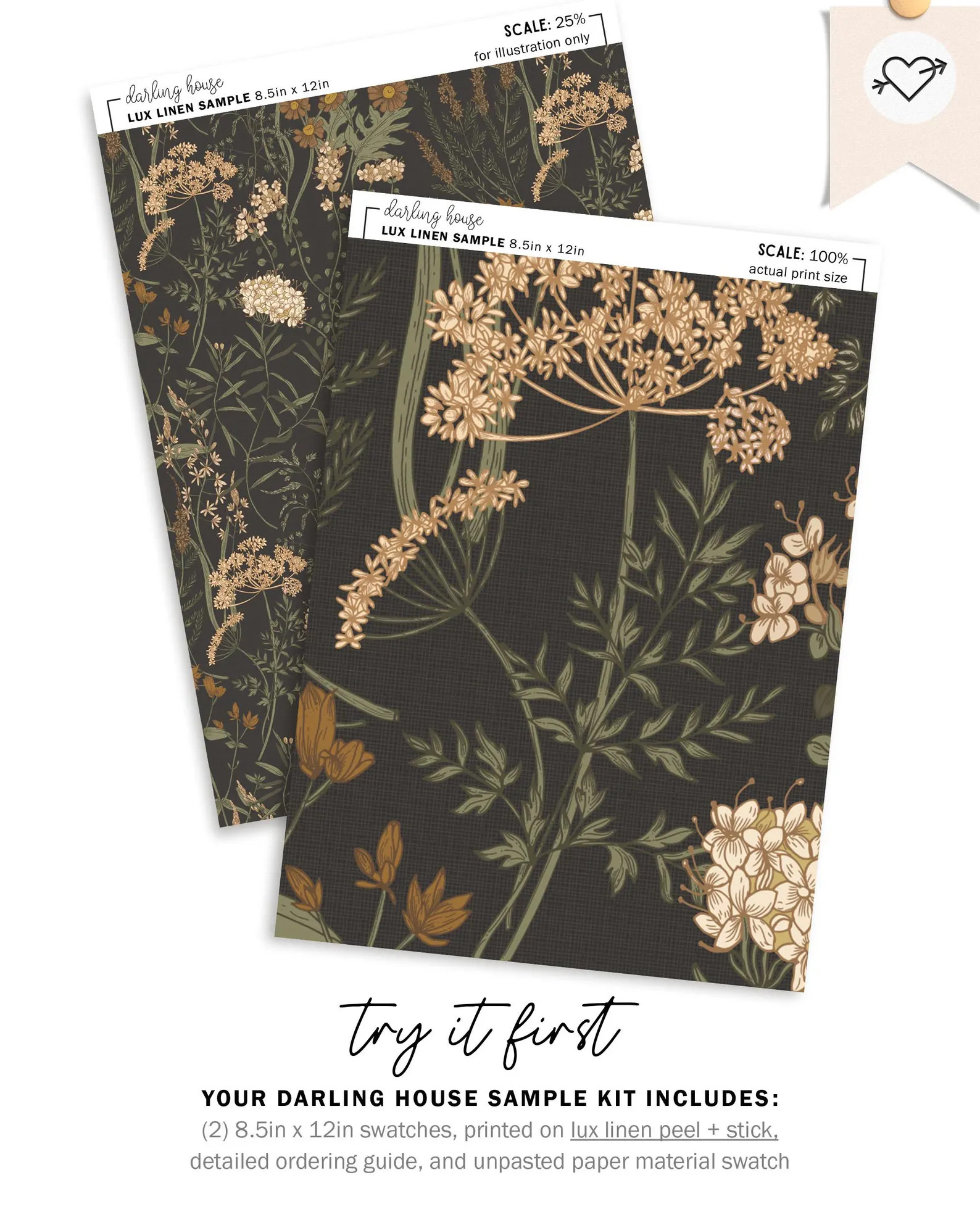 Moody Black Floral Wallpaper | Premium Peel Stick | Gothic Botanical Apothecary | Dark Academia M... | Etsy (US)