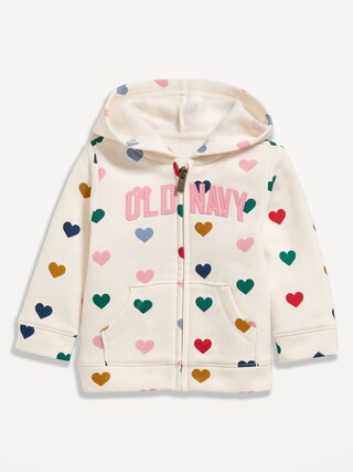 Printed Logo-Graphic Zip Hoodie for Baby | Old Navy (US)