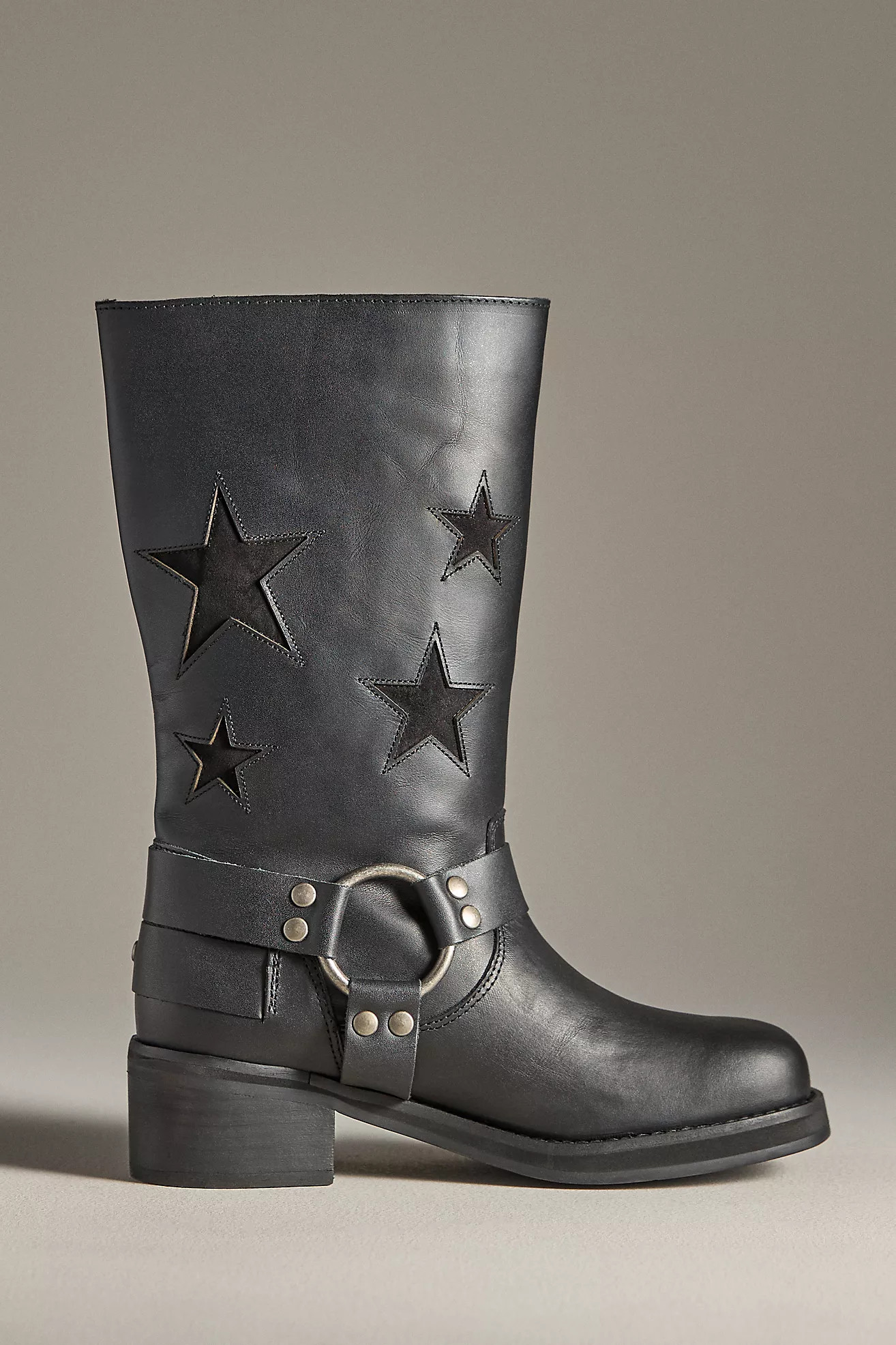 Dingo 1969 Blacklist Star Inlay Moto Boots | Anthropologie (US)