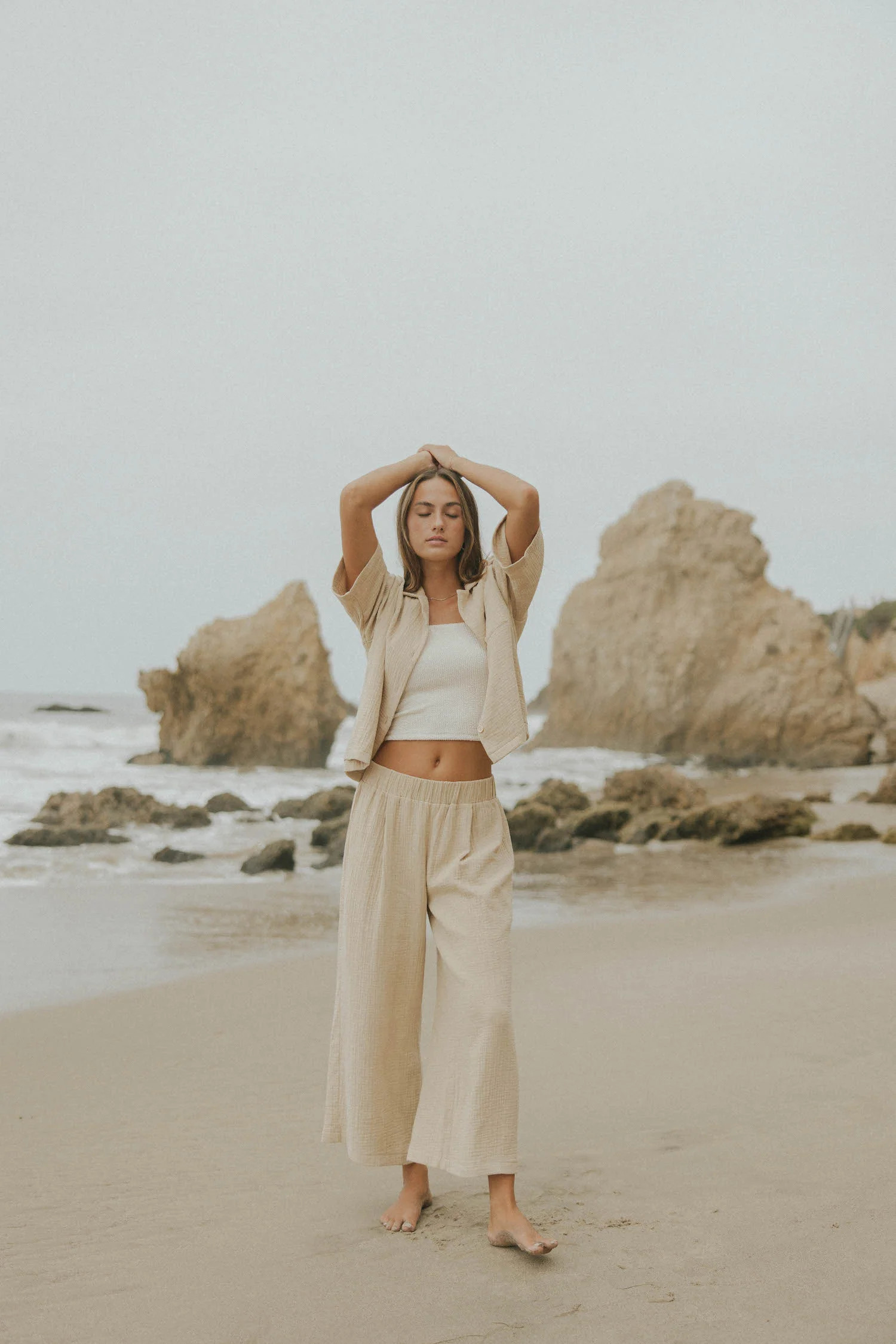 Carmen Pant | Oat | Altair The Label