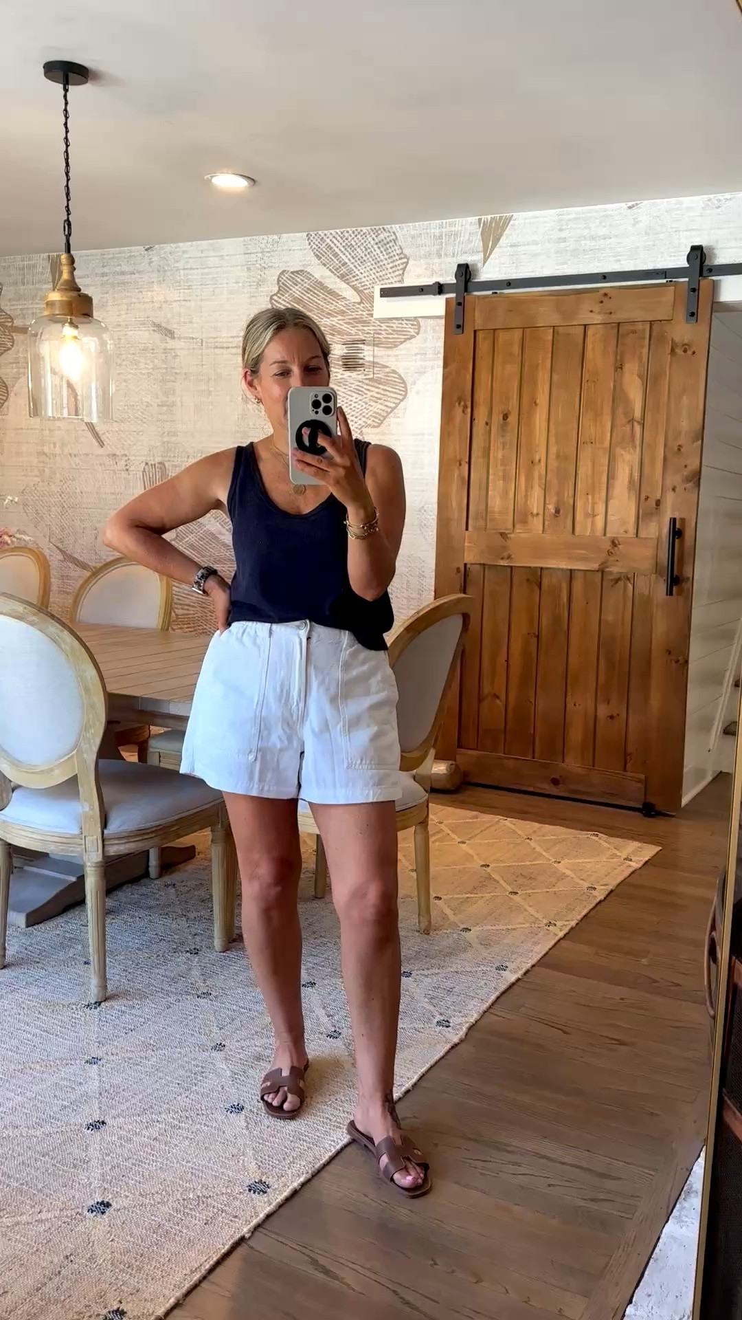 My ootd
Small tank and medium shorts. 
Both so good!!

#LTKootd #LTKOver40 #LTKPetite
