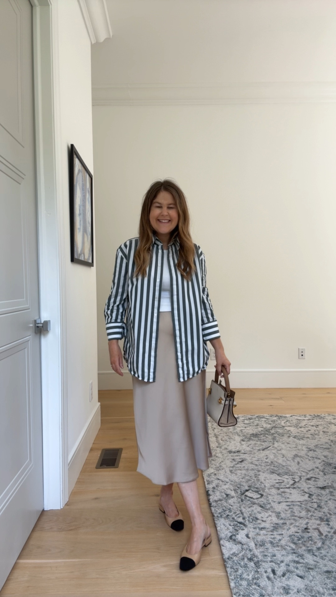 My slip skirt is on sale for under $50! It runs pretty true to size. Love this look for now or when it’s cooler. Style with sneakers, loafers, boots, or ballet flats!

#LTKFindsUnder50 #LTKSeasonal #LTKWorkwear