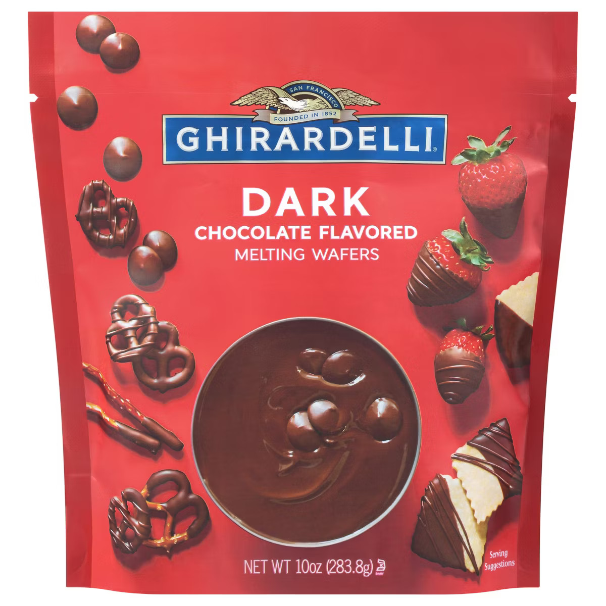 GHIRARDELLI Dark Chocolate Flavored Melting Wafers - 10oz | Target