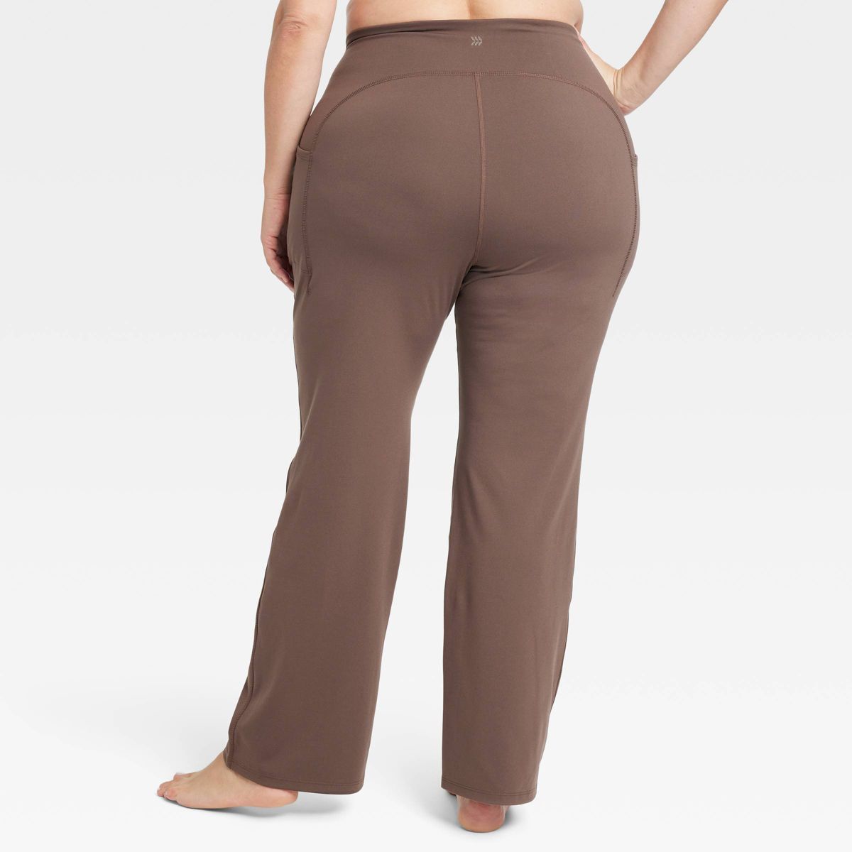 Women's Brushed Sculpt Curvy Pocket Straight Leg Pants 31.5" - All in Motion™ | Target