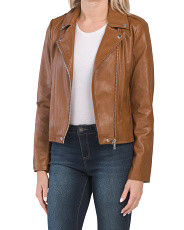 Faux Leather Jacket | Lightweight Jackets | T.J.Maxx | TJ Maxx