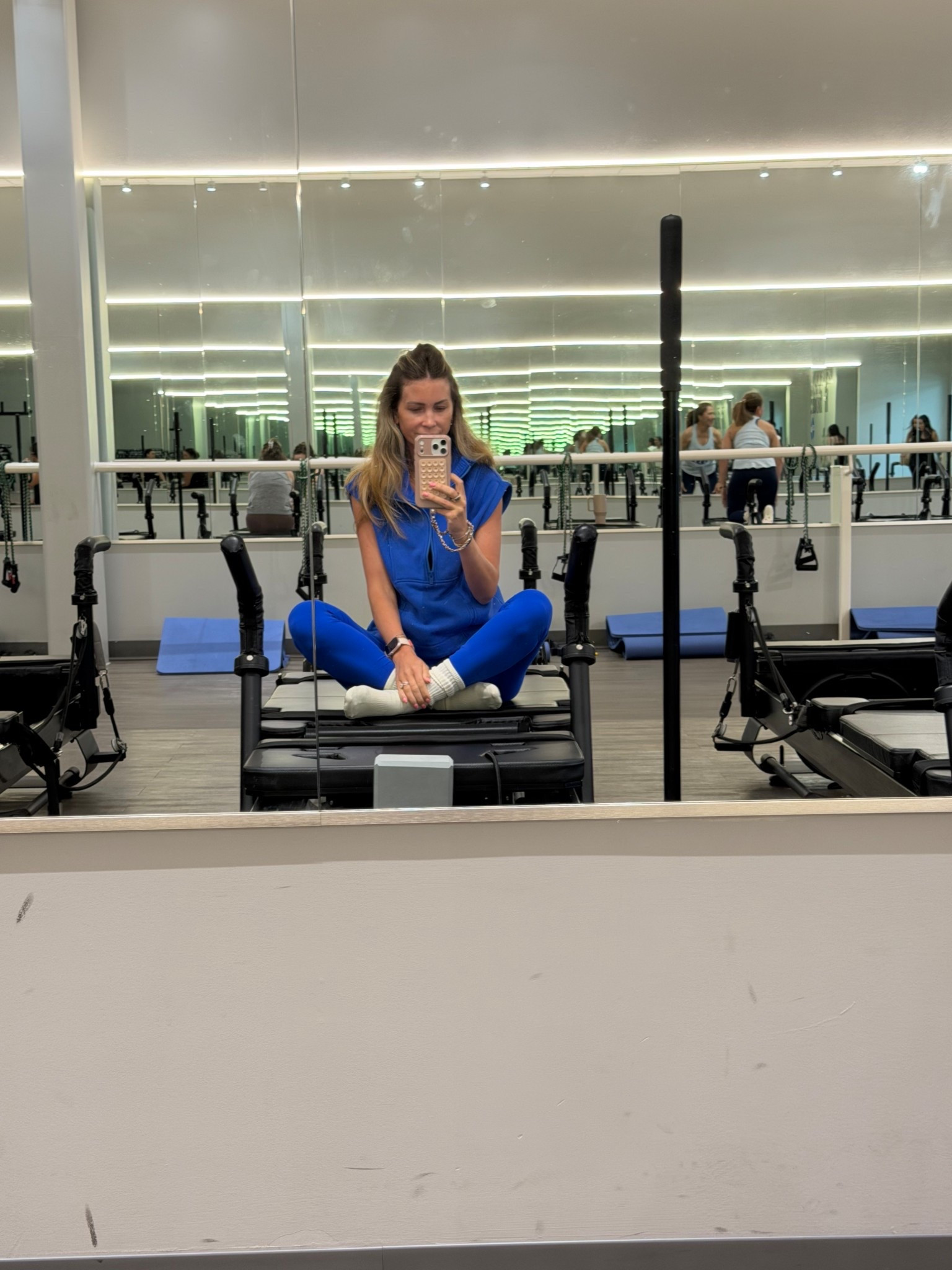 Today’s Pilates outfit 
Spanx Leggings use code ASHLEEXSPANX for 15% off for new customers 
Amazon quarter zip size small 

#LTKOver40 #LTKActive #LTKPetite