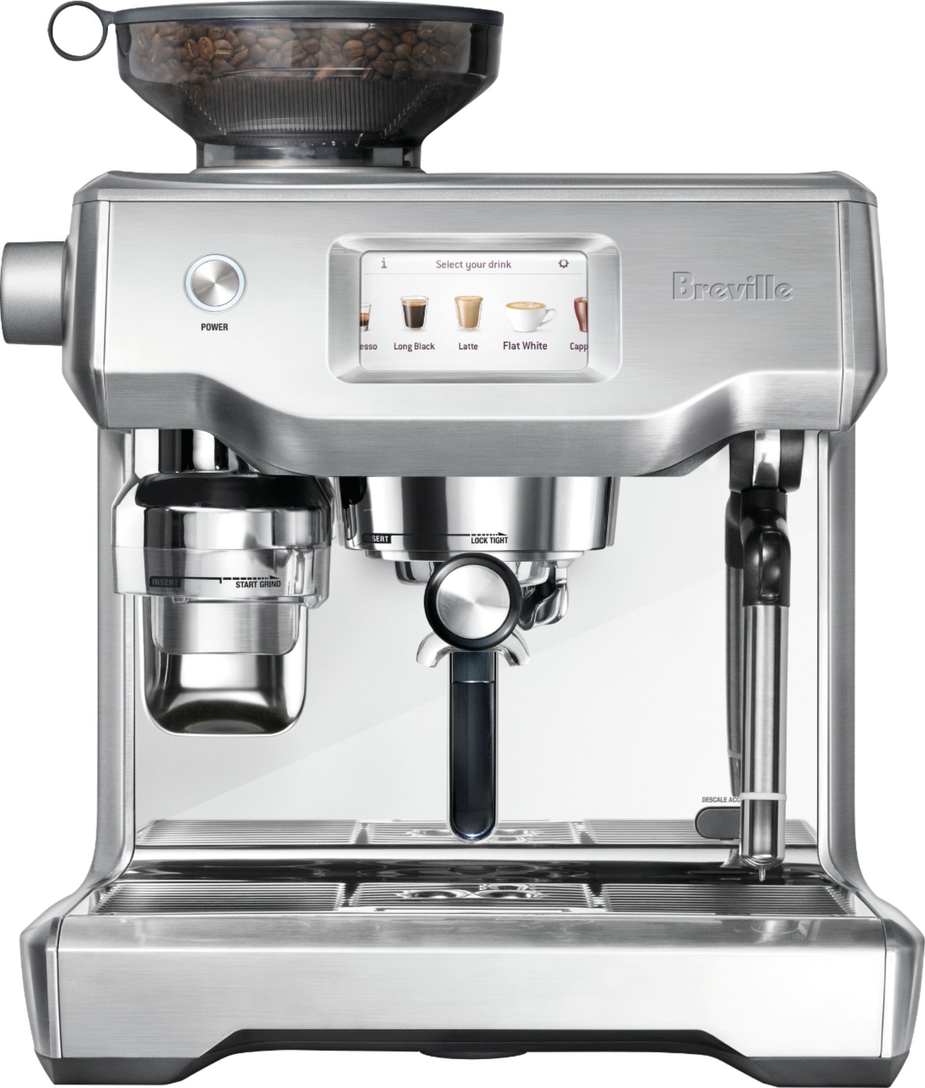 Breville Oracle Touch Espresso Machine with 15 bars of pressure, Milk Frother and intergrated gri... | Best Buy U.S.