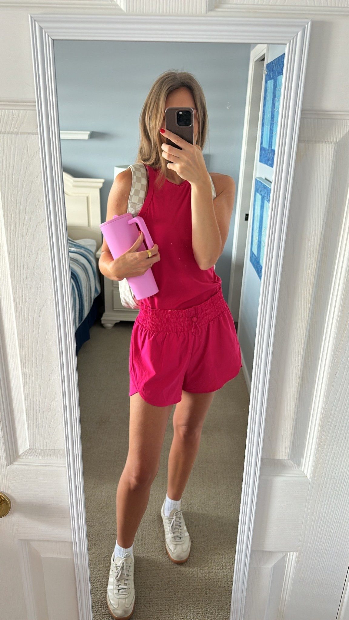 When you love sets but this doesn’t come in a set so you make a set yourself. 😍 • 5’10” 140lbs // top: medium / shorts: medium / shoes: tts

#LTKStyleTip #LTKFindsUnder50 #LTKActive