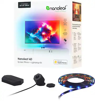 Nanoleaf - 4D - Screen Mirror + Lightstrip Kit (For TVs and Monitors up to 65") - Multicolor | Best Buy U.S.
