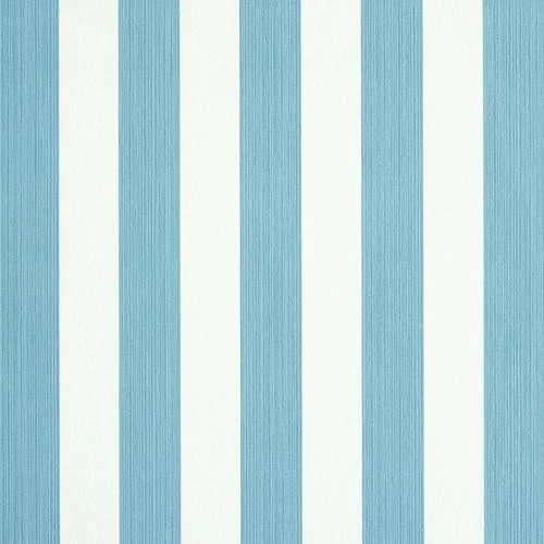 Schumacher Edwin Stripe Medium Slate Wallpaper | DecoratorsBest