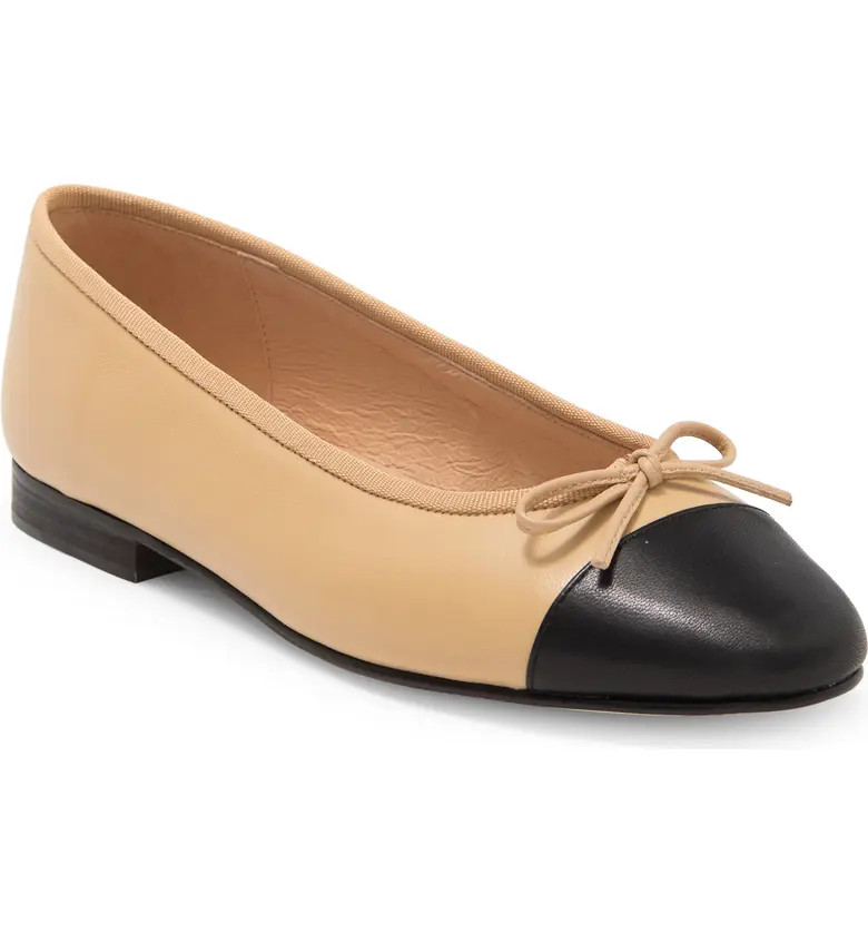 Melanie Cap Toe Ballet Flat (Women) | Nordstrom Rack