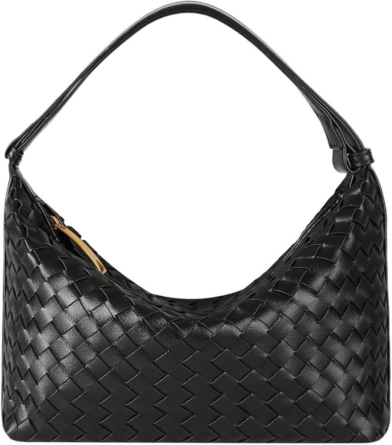 Amazon.com: YLYYHH Woven Bag for Women, Vegan Leather Hand-Woven Tote Handbag, Top-handle Shoulde... | Amazon (US)