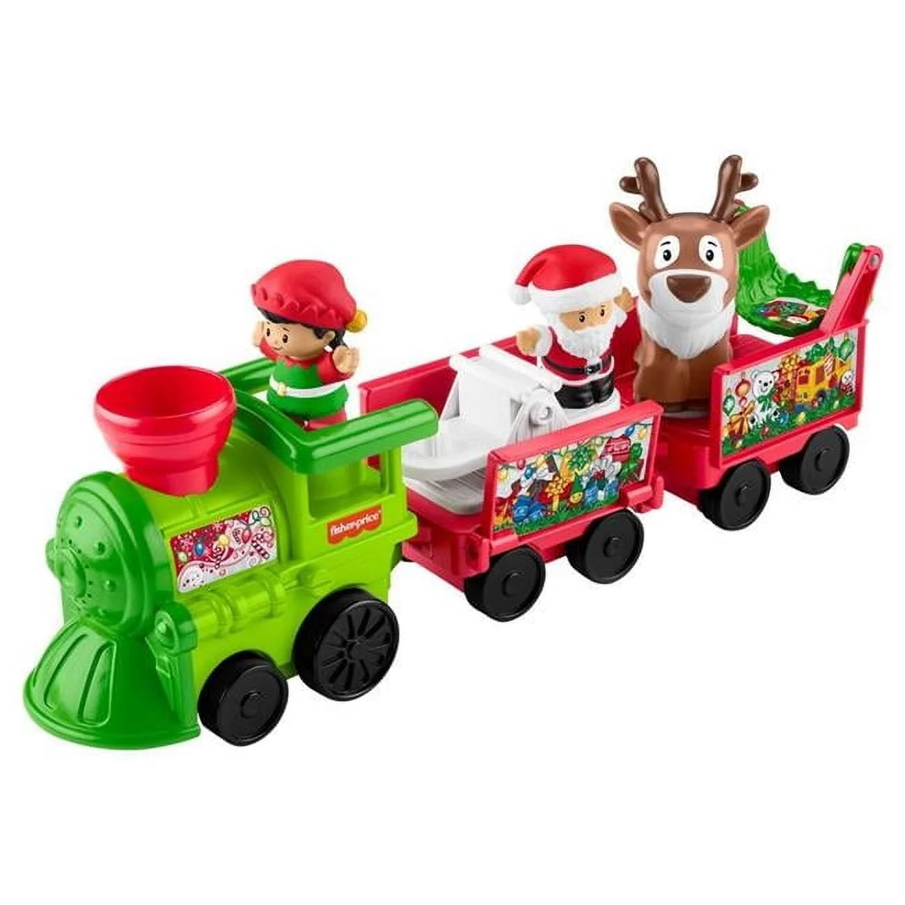 Fisher-Price Musical Christmas Train Refresh Little People Figures - 2 Piece | Walmart (US)