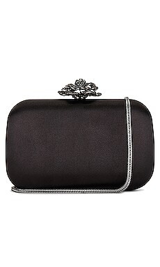 olga berg Rosa Crystal Lock Clutch in Black from Revolve.com | Revolve Clothing (Global)