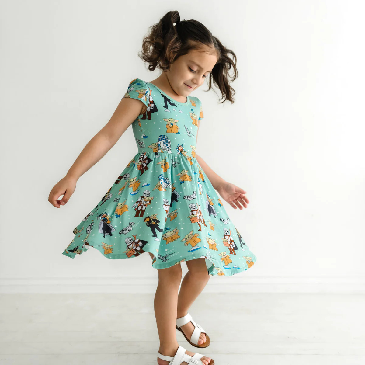 Star Wars™ Grogu™ & Friends Twirl Dress | Little Sleepies