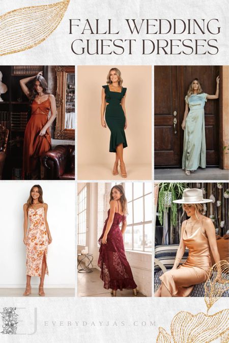 Fall dresses // wedding guest dresses // After browsing all my top retailers, I have rounded up all my favorite fall wedding guest dresses to shop this season down! Happy shopping loves!



#LTKwedding #LTKHoliday #LTKSeasonal