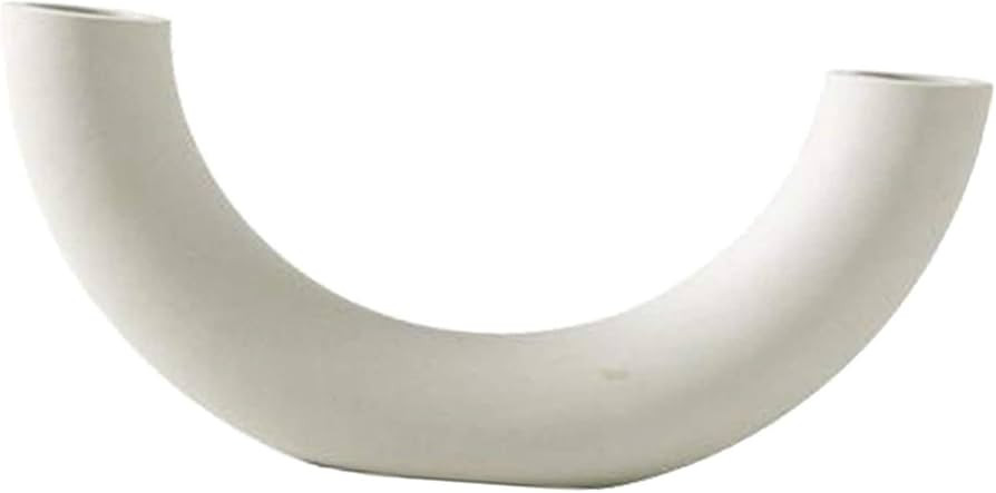 Ceramic Vase Nordic Irregular Ceramic Vase Flower Vase for Home Office Bookshelf Table Centerpiec... | Amazon (US)