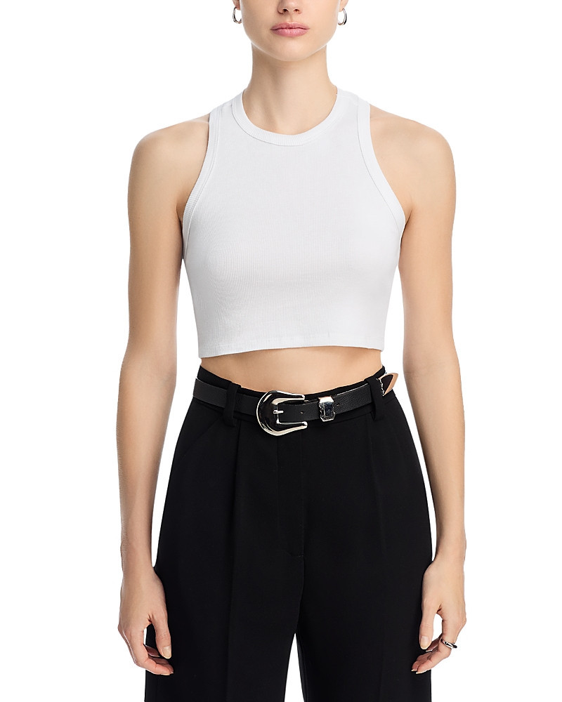 Aqua Rosie Cropped Racerback Tank - Exclusive | Bloomingdale's (US)