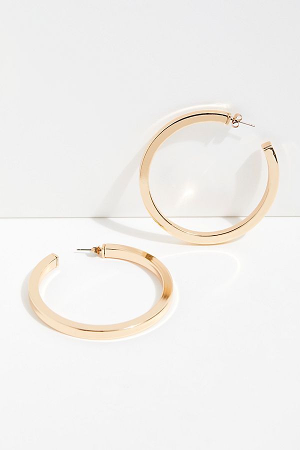 Square If You Dare Hoop Earrings | Free People (Global - UK&FR Excluded)