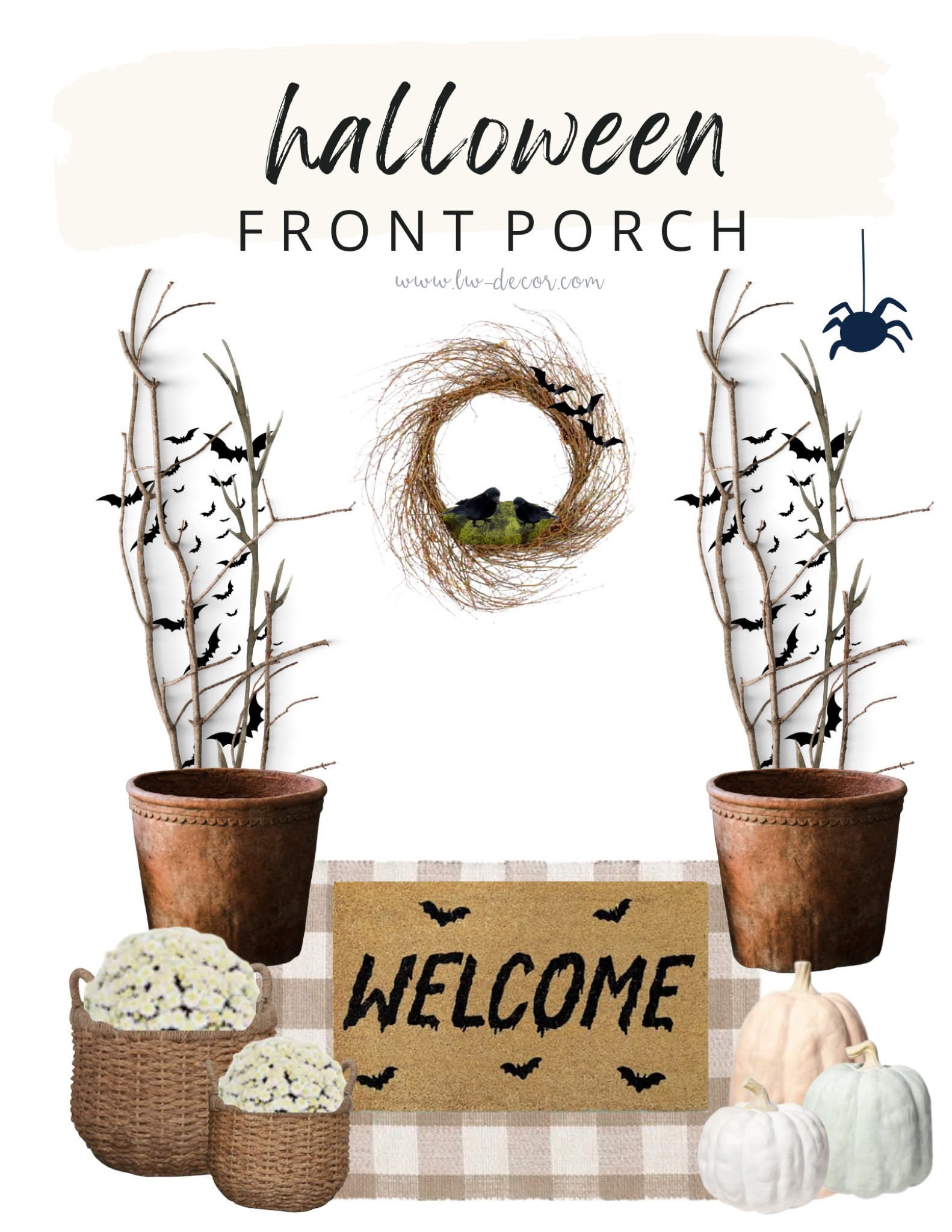 Neutral Halloween Front Porch Inspiration 

#LTKHalloween #LTKhome #LTKSeasonal