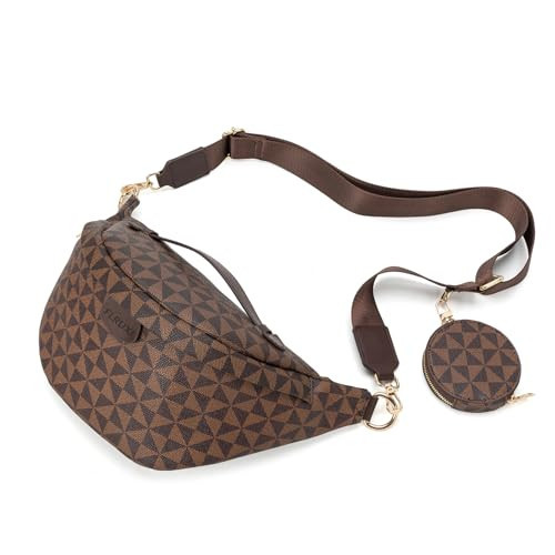 Crossbody Sling Bag Purse for Women,Sling Bag for Women Small Belt Chest Bum Bag Checkered Crossbody bag for Daily Shopping Travel | Amazon (US)