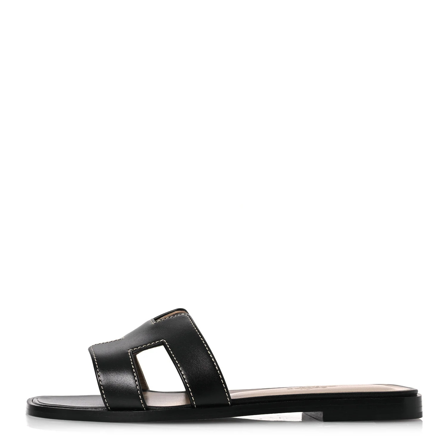 Box Calfskin Oran Sandals 35 Black | FASHIONPHILE (US)