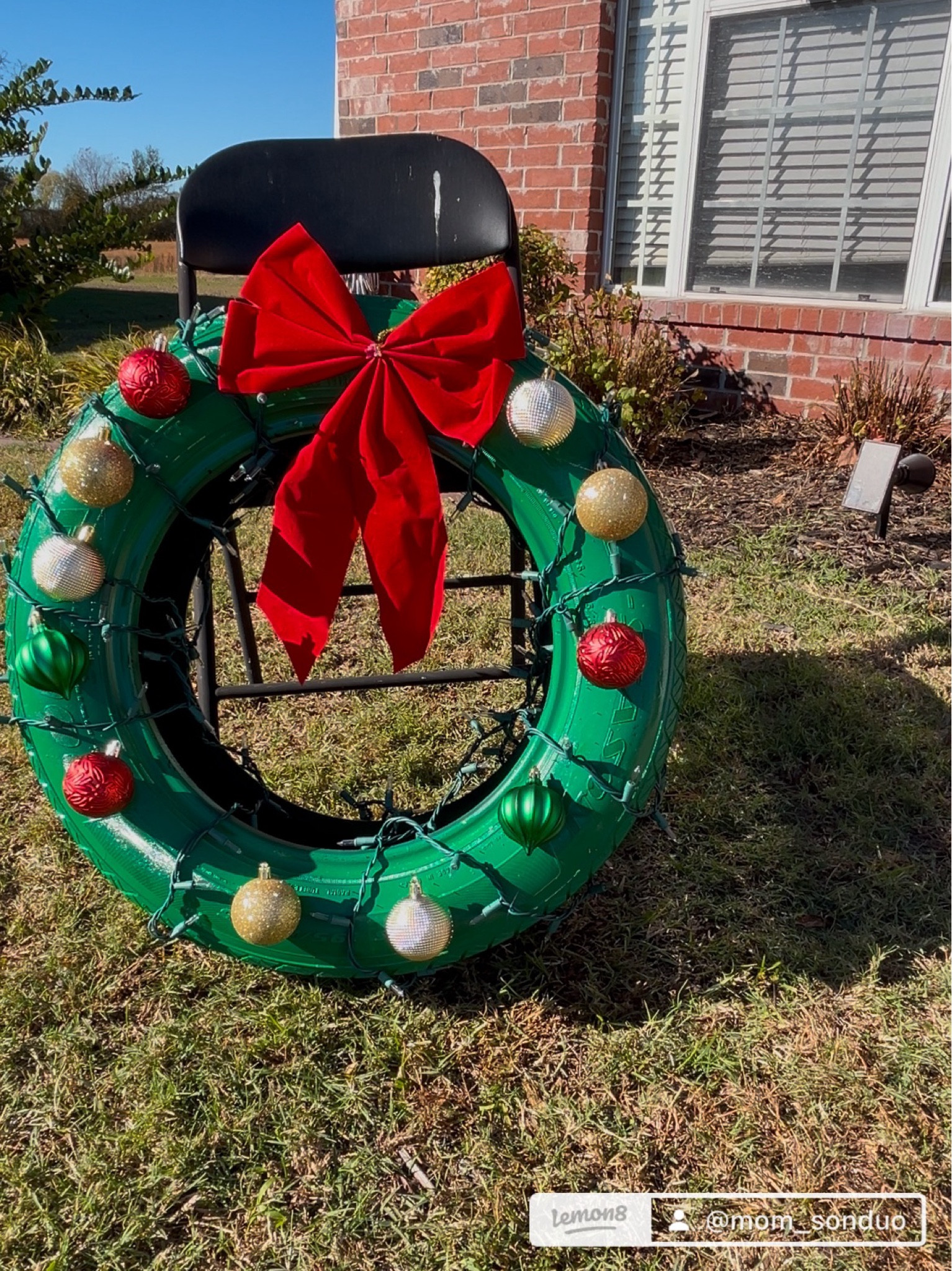 Christmas Wreath Tire 🎄✨

#LTKSeasonal #LTKHoliday #LTKStyleTip