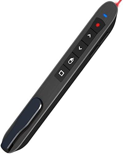 Air Mouse Presentation Clicker, TIBURN Wireless Presenter Remote, USB Rechargeable Red Laser Poin... | Amazon (US)