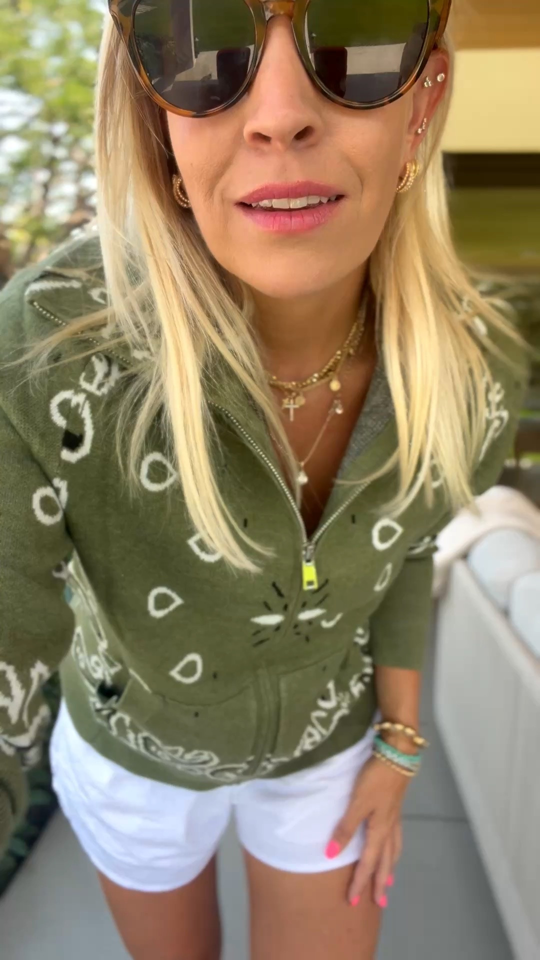 The cutest bandana jacket I now have in 2 colors!