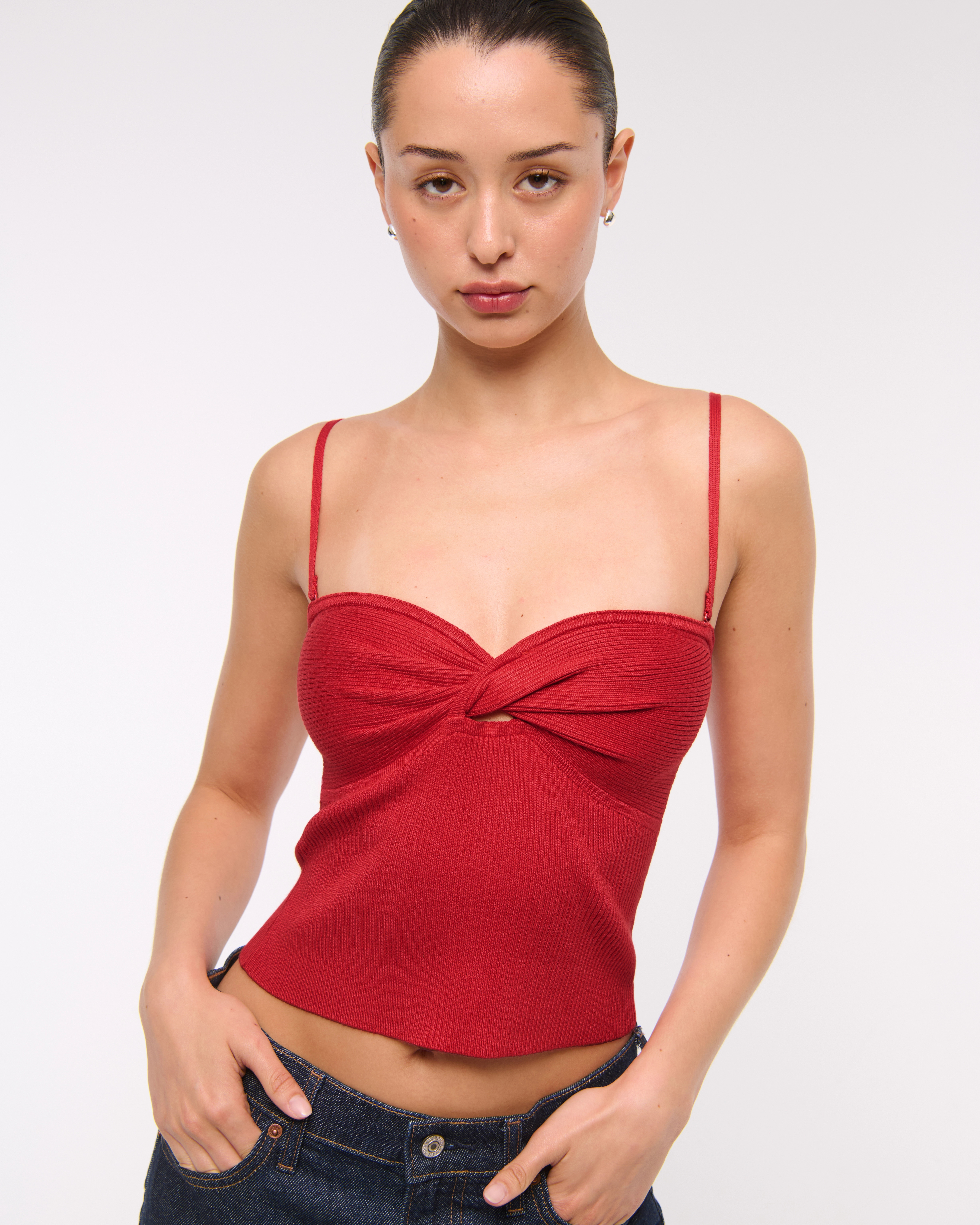 Twist Sweater Tube Top | Abercrombie & Fitch (US)