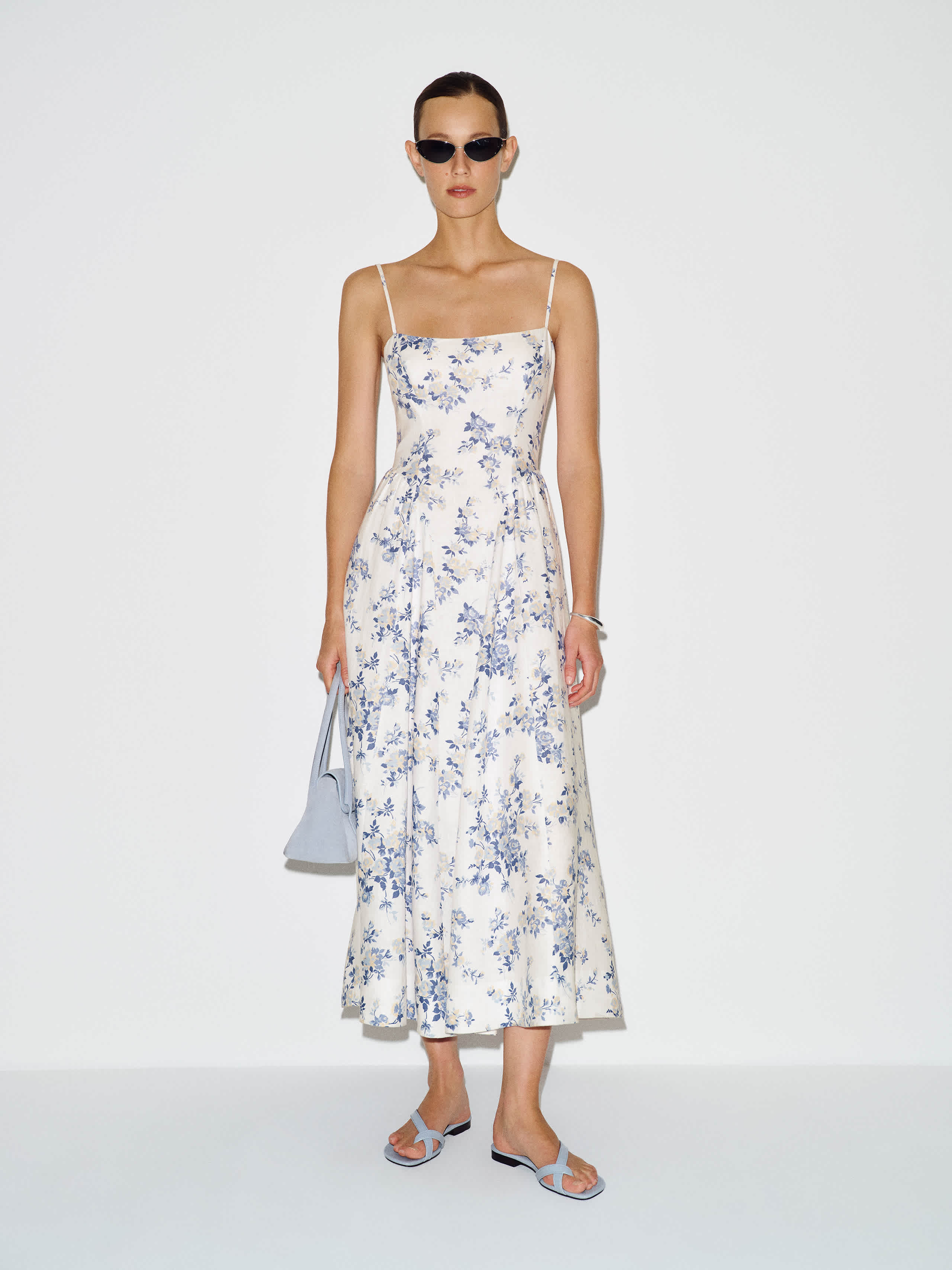 Reformation Neri Linen Dress Ivory 4 | Reformation (Global)