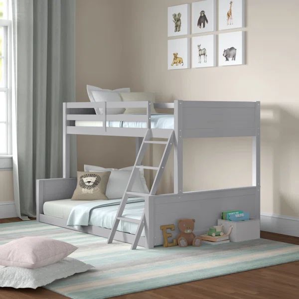 Korbin Twin Over Full Standard Bunk Bed by Three Posts™ Baby & Kids | Wayfair North America