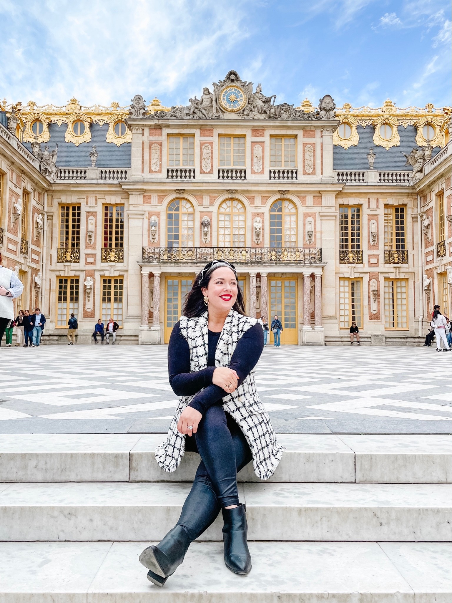 This, Madam, is Versailles.

Fun fact: we found out through 23&Me that Adam is related to Marie Antoinette so really we were just visiting the ol’ family estate. 

#LTKSeasonal #LTKeurope #LTKstyletip