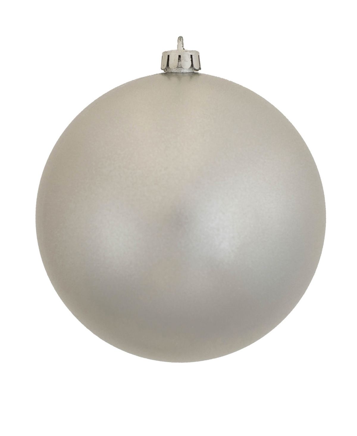 Vickerman 12" Silver Candy Ball Christmas Ornament | Macys (US)