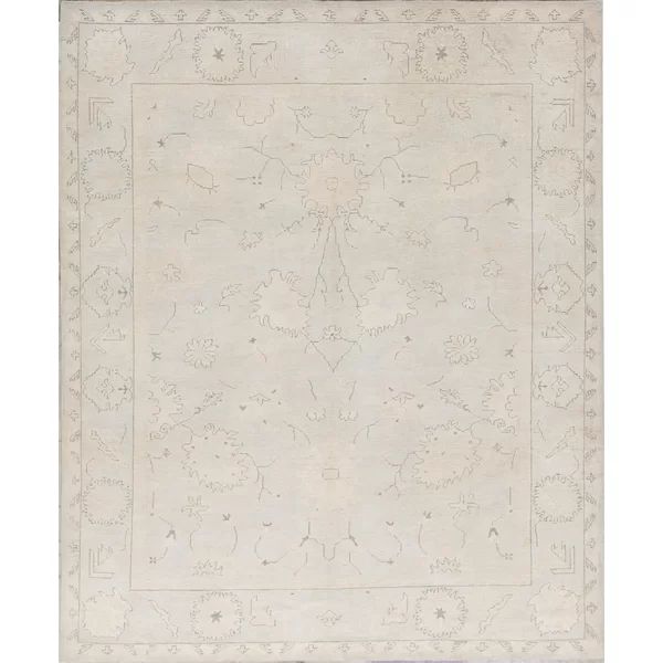 Oriental Hand-Knotted Blue Area Rug | Wayfair North America