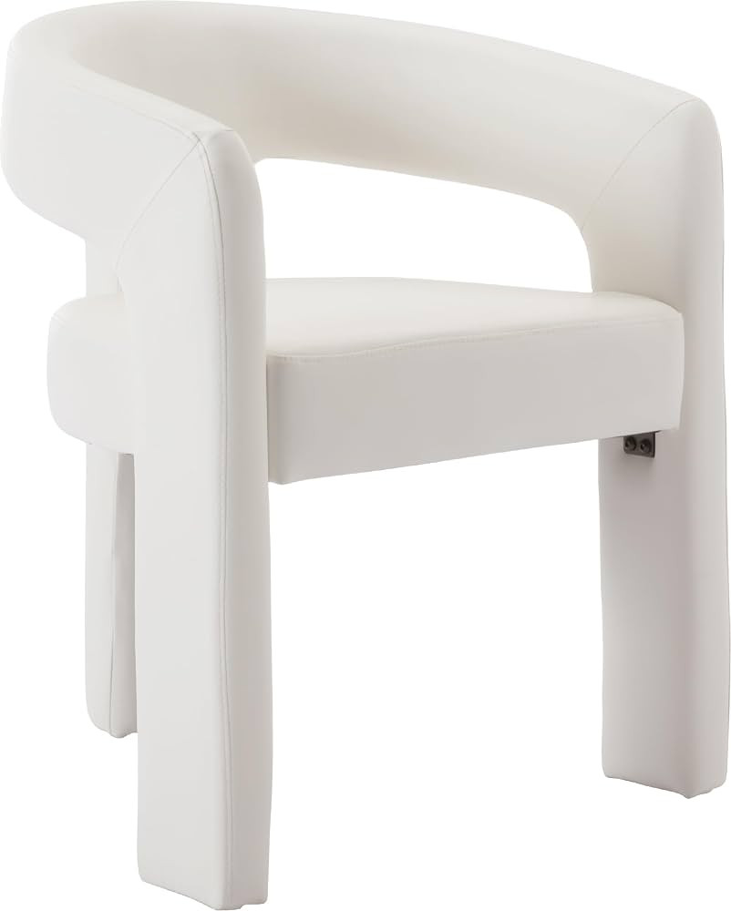 Wahson Faux Leather Upholstered Open-Back Dining Chairs, Modern Kitchen Armchair for Dining Room,... | Amazon (US)