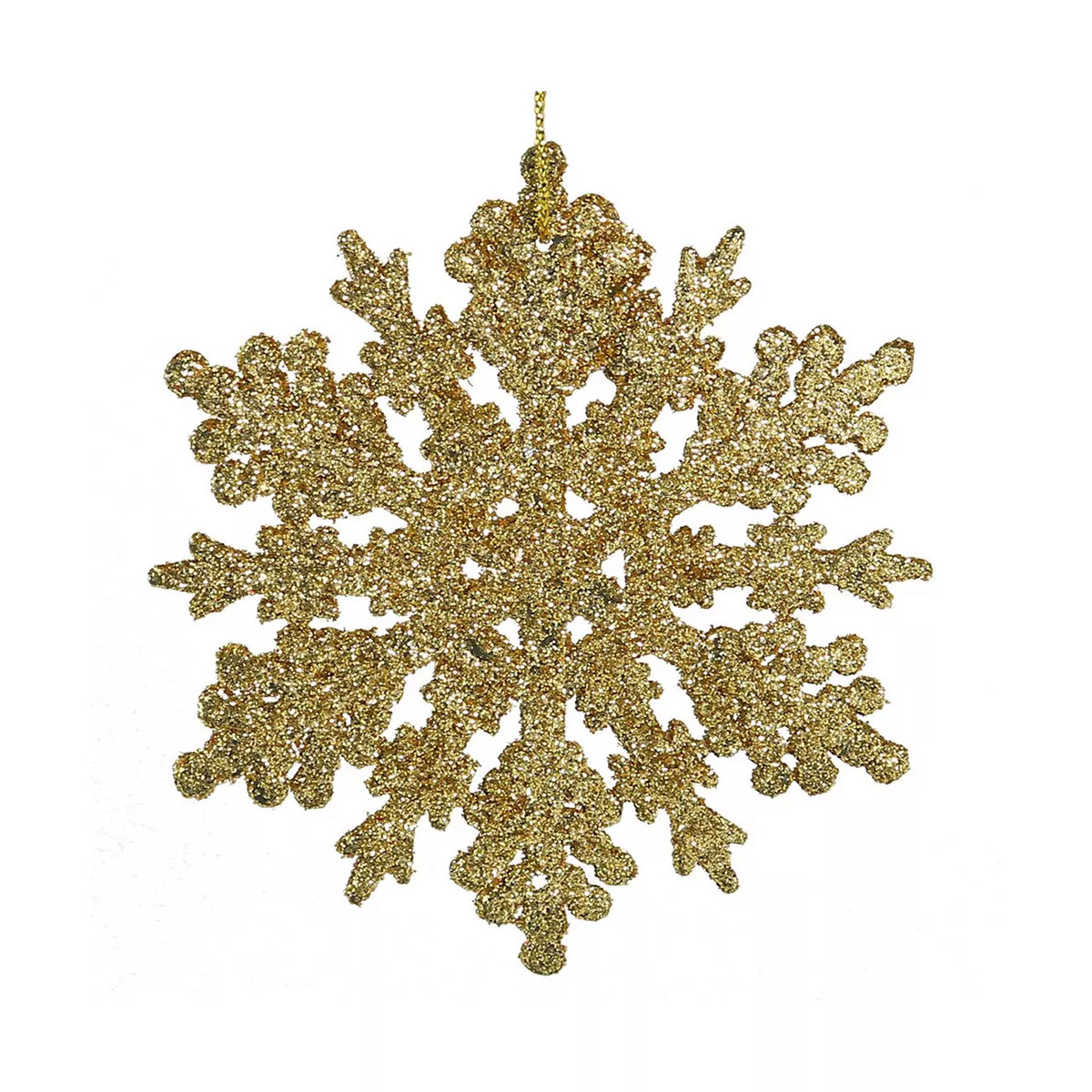 Ornativity Glitter Snowflake Ornaments Sets - Gold - 24 Pack | Target