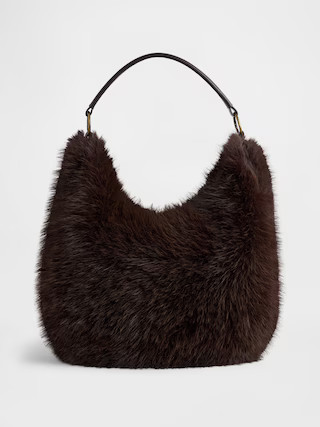 Faux Fur Slouchy Bag | Gap (US)