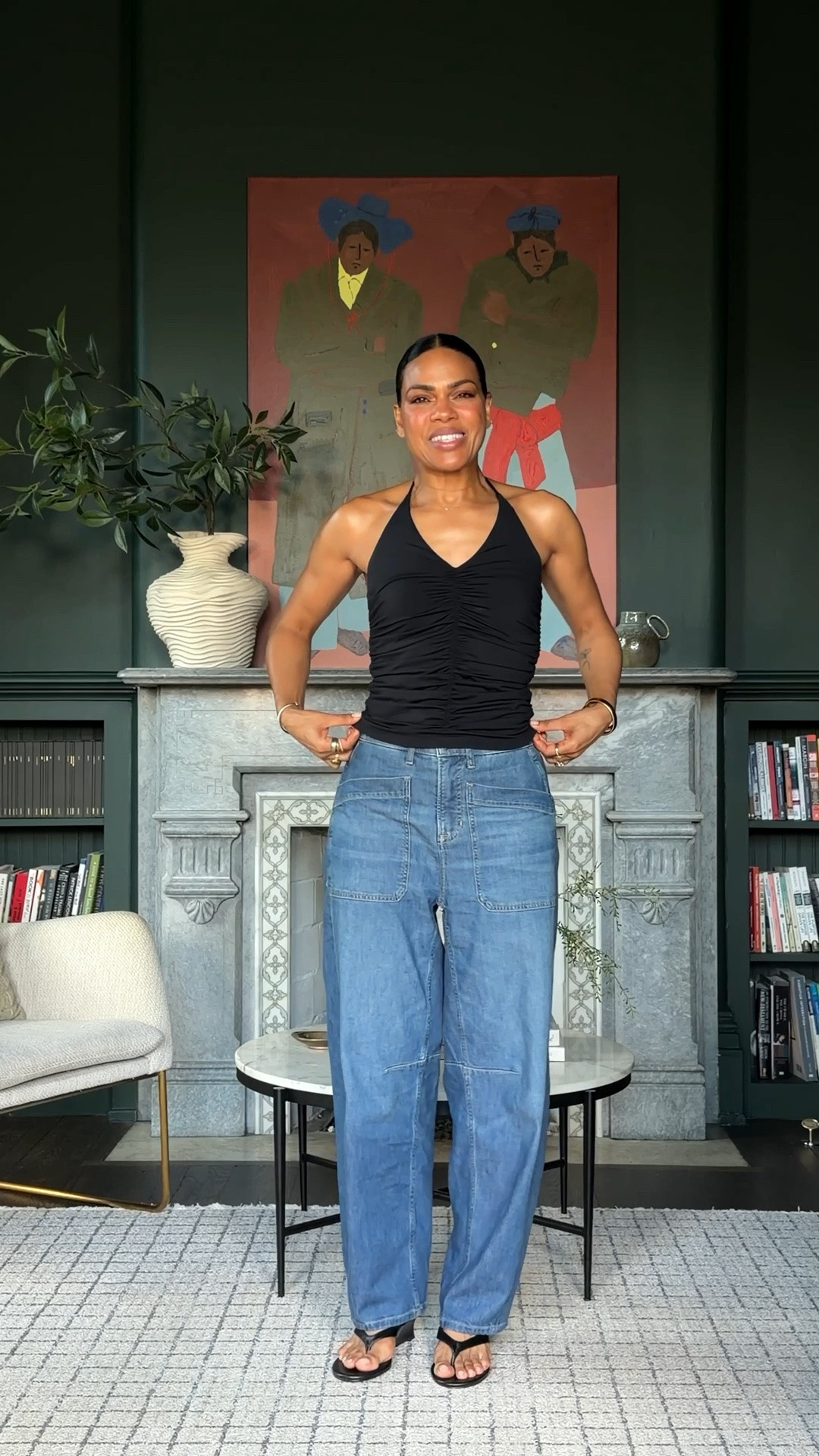 The PERFECT Lightweight denim for summer. It’s the Spanx Supersmooth Authentic 360 lightweight and it’s PERFECTION! I’m wearing small, my true size. Regular length. I’m 5’4”. These jeans feel like the most comfy tissue weight - soft with a tiny bit of stretch and just enough shape and structure. USE MY CODE ANNAGXSPANX for 15% off your first order and free shipping - only applies to regular price items

#LTKOver40 #LTKSeasonal #LTKootd