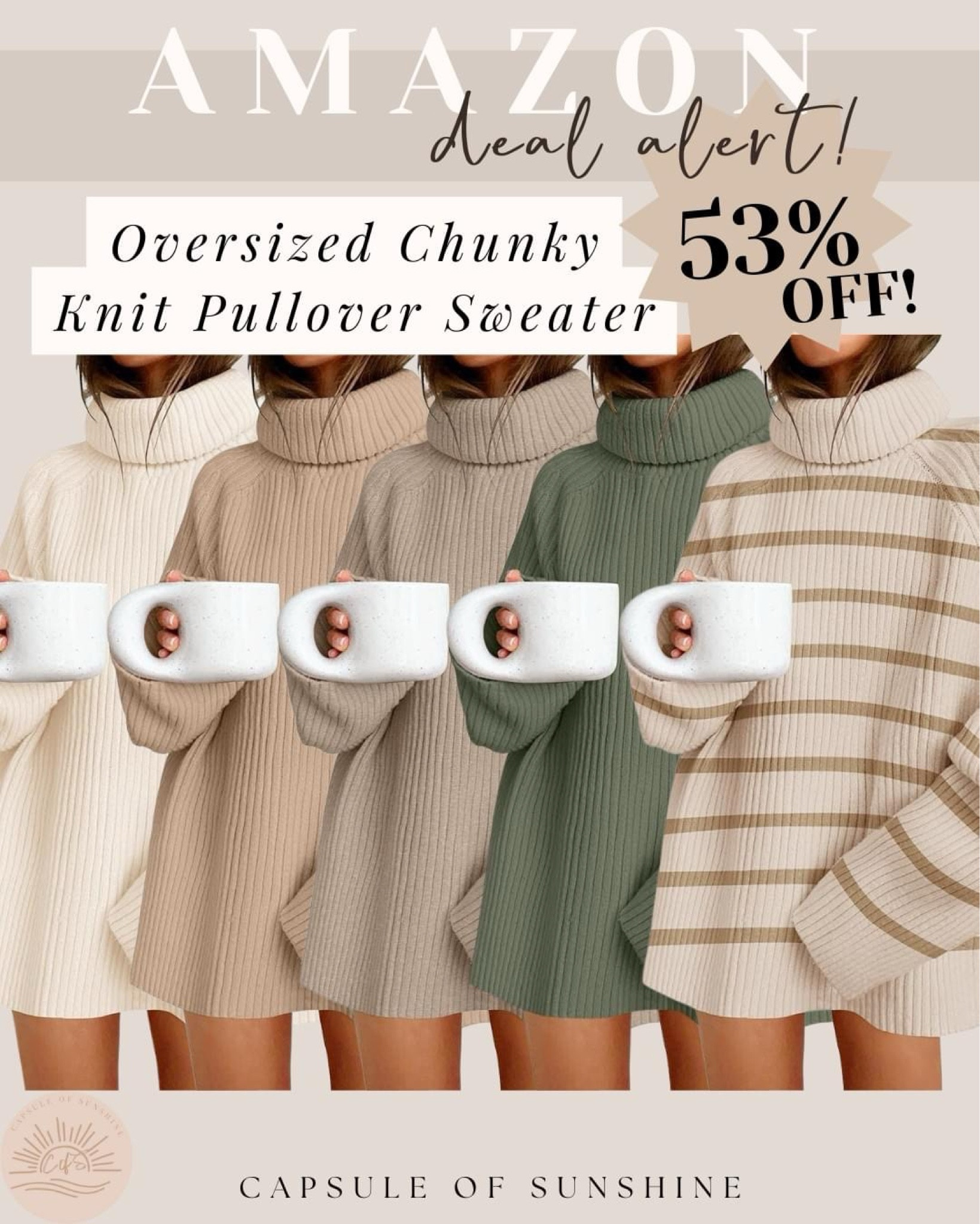 ✨Amazon Oversized Chunky Knit Pullovers - these are SO CUTE!!!! & currently 53% off with clippable ✂️ + code 239S1T9Q 

#LTKSaleAlert #LTKSeasonal #LTKStyleTip