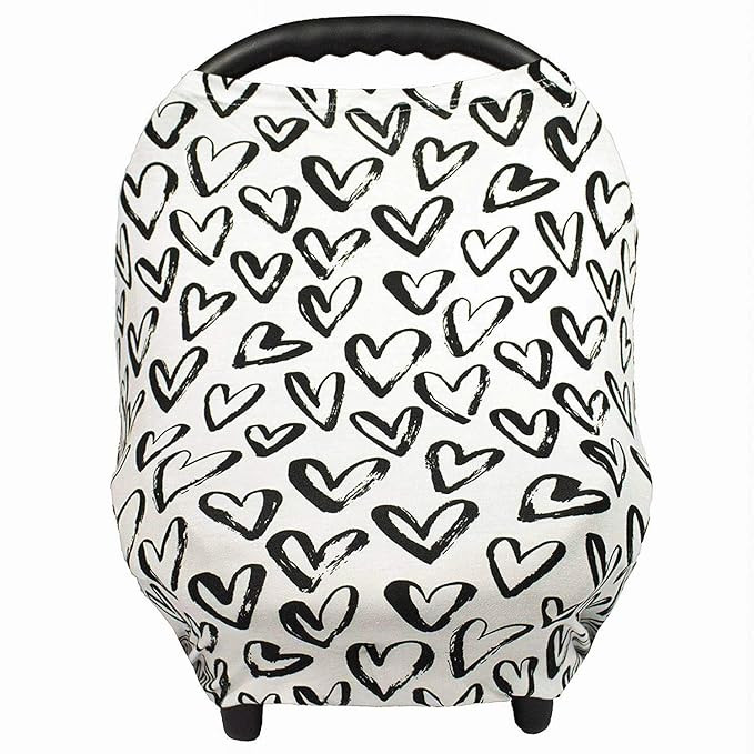 Gufix Infant Car Seat Cover, The Stretchy Nursing Scarf, Car Seat Canopy, Shopping Cart Cover and... | Amazon (US)