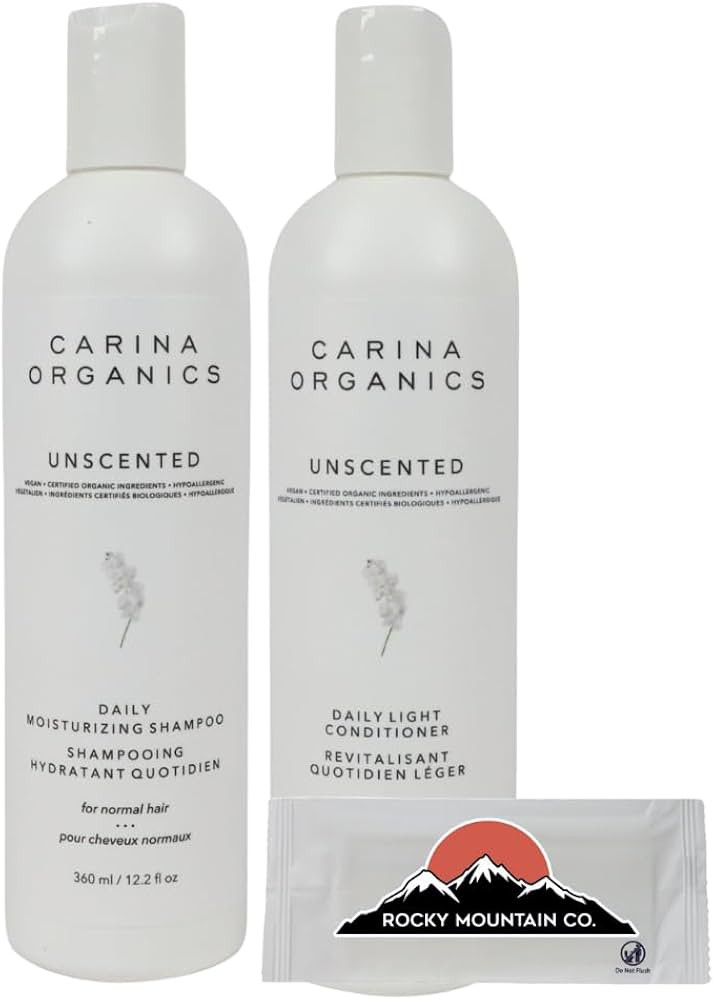 Unscented Daily Moisturizing Shampoo & Daily Light Conditioner Bundle, Color Safe, Fragrance Free... | Amazon (US)
