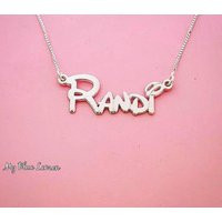 Personalized Name Necklace Disny Style Sterling Silver Kids Children Girls | Etsy (US)