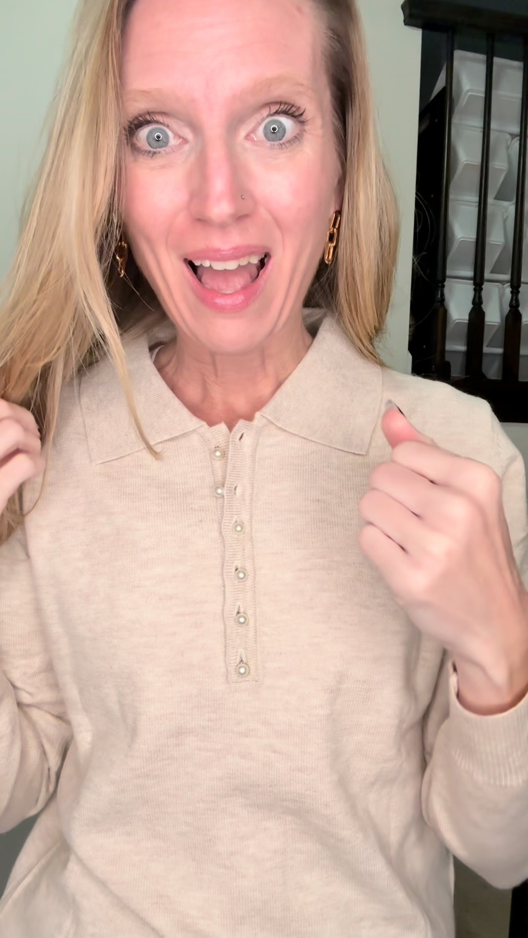 Love this upscale old money feel sweater!  Wearing a small!  Check out the pearls! 

 #LTKOver40 #LTKSaleAlert #LTKStyleTip