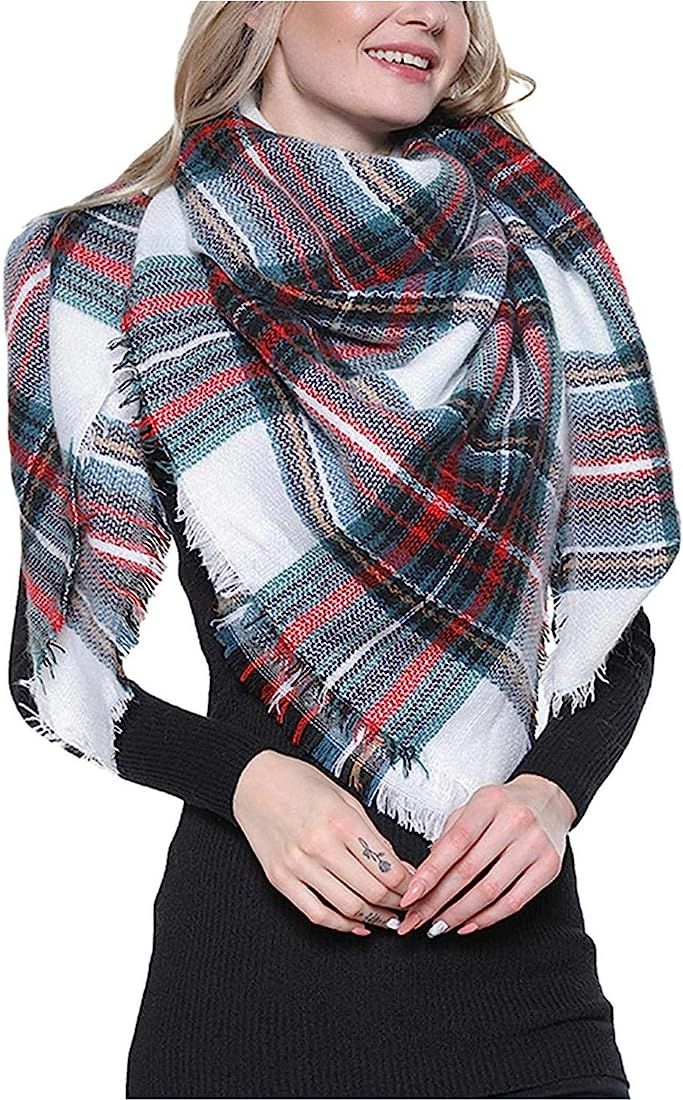 Plaid Blanket Scarf  | Amazon (US)