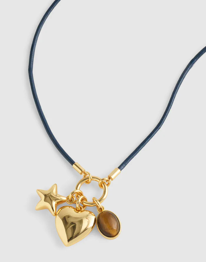 Heart Charm Cord Necklace | Madewell