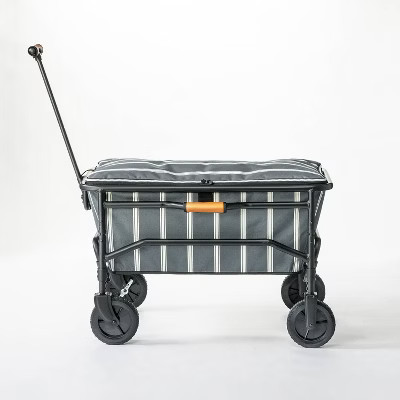 Target/Patio & Garden/Lawn & Garden/Garden Carts‎Woven Stripes Collapsible Utility Wagon Gray/W... | Target